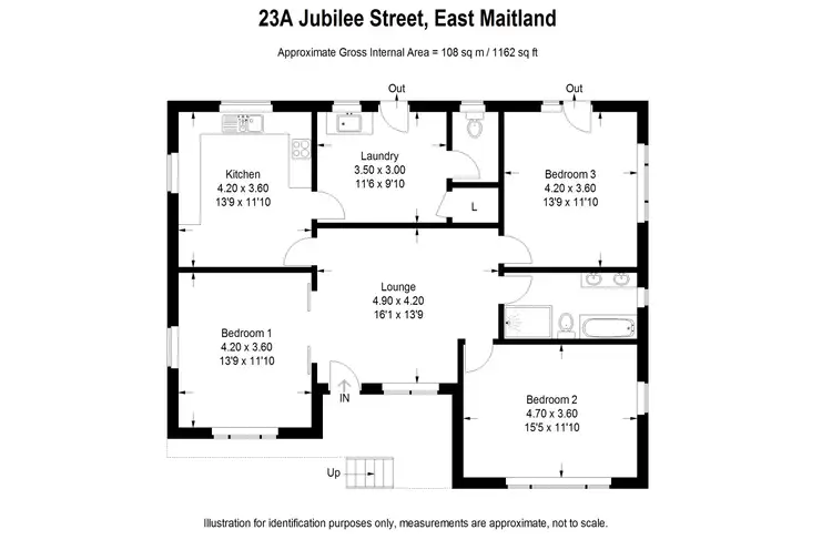 Floorplan of Homely house listing, 23 Jubilee Street, East Maitland NSW 2323