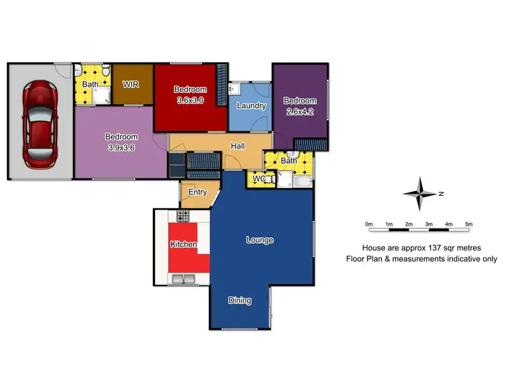Floorplan of Homely unit listing, 2/69A Dalton Street, Orange NSW 2800