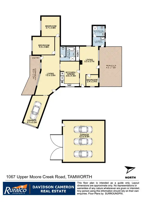 Floorplan of Homely house listing, 1067 Upper Moore Creek Road, Tamworth NSW 2340