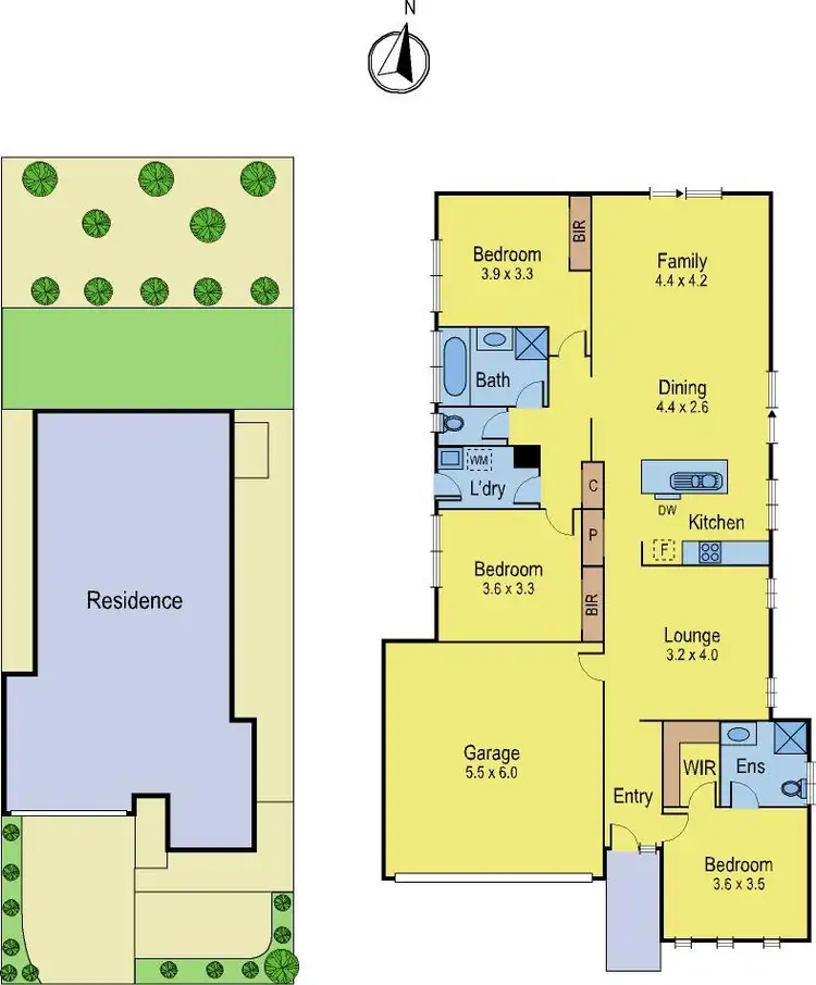 Floorplan of Homely house listing, 21 Carlina Court, Marshall VIC 3216