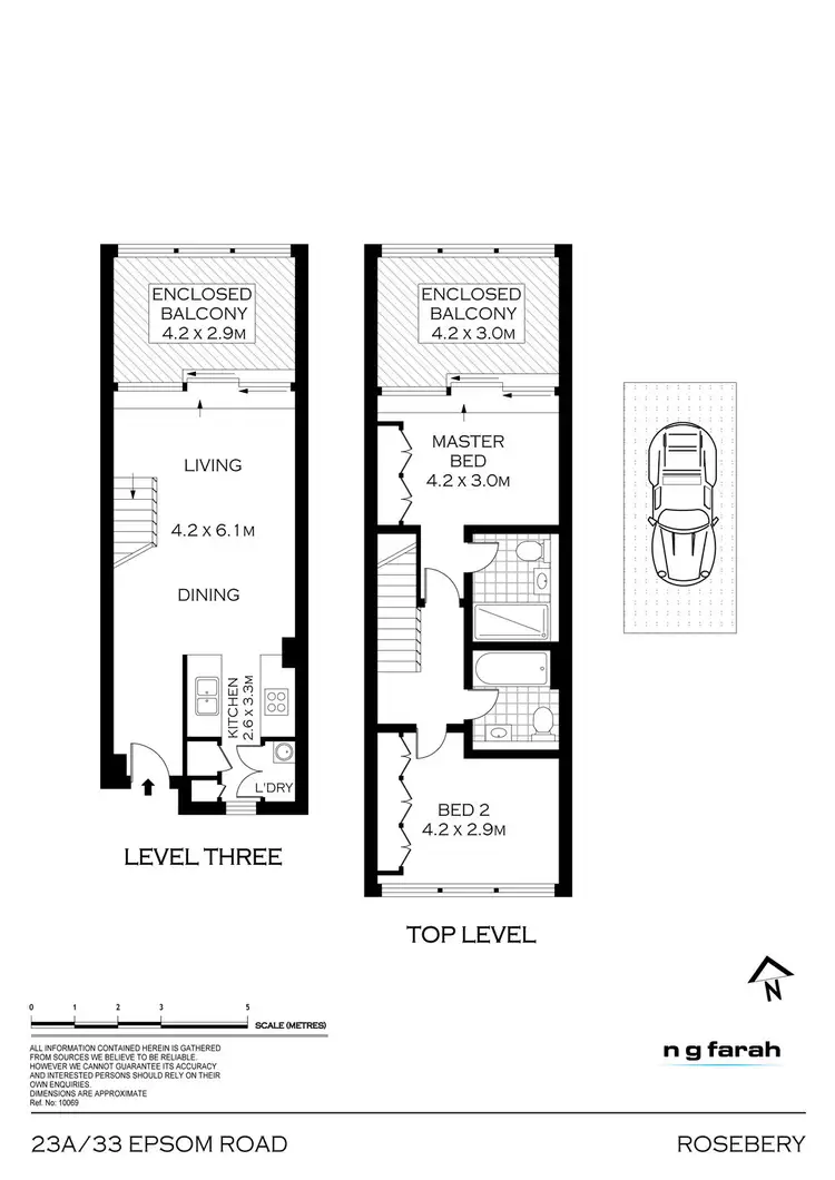 Floorplan of Homely apartment listing, 23A/33 Epsom Road, Rosebery NSW 2018