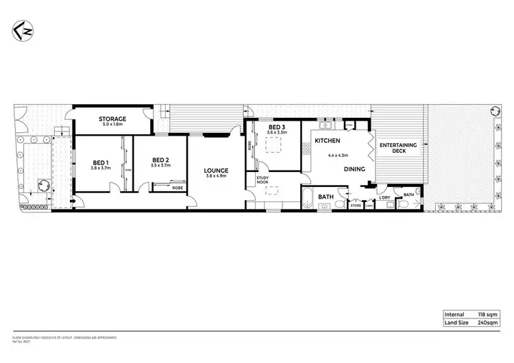 Floorplan of Homely house listing, 59 Wetherill Street, Leichhardt NSW 2040
