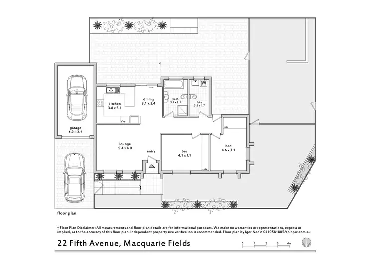 Floorplan of Homely house listing, 22 Fifth Avenue, Macquarie Fields NSW 2564