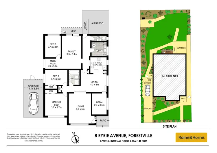 Floorplan of Homely house listing, 8 Ryrie Avenue, Forestville NSW 2087