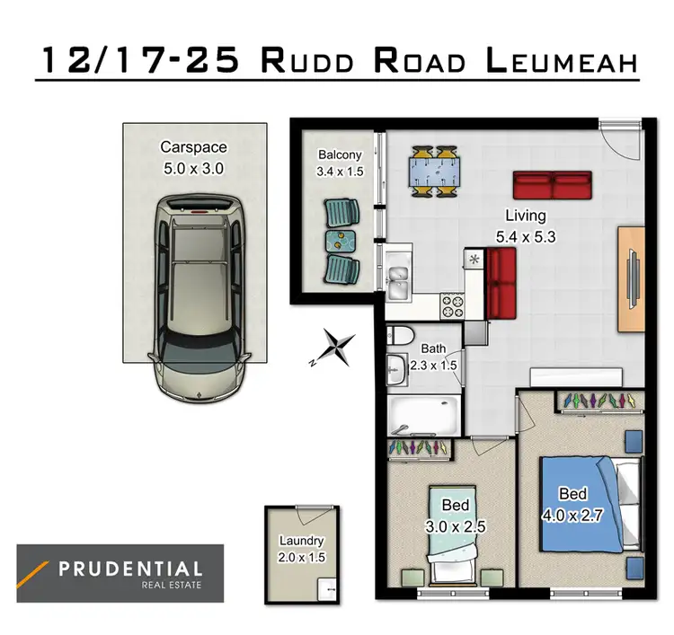 Floorplan of Homely unit listing, 12/17-25 Rudd Road, Leumeah NSW 2560