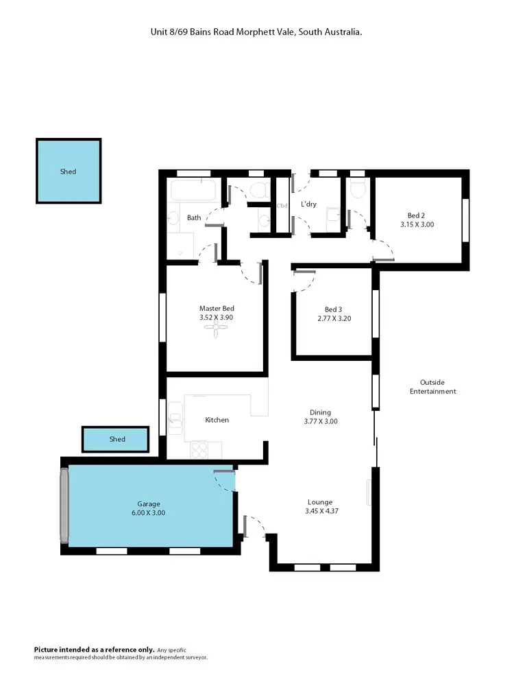 Floorplan of Homely house listing, 8-69 Bains Road, Morphett Vale SA 5162