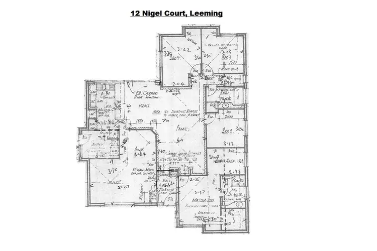 Floorplan of Homely house listing, 12 Nigel Court, Leeming WA 6149