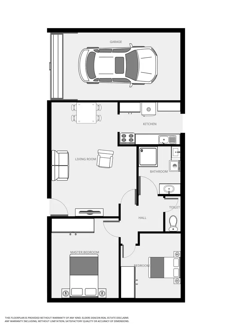 Floorplan of Homely unit listing, Unit 4/17 Steven Street, Mildura VIC 3500