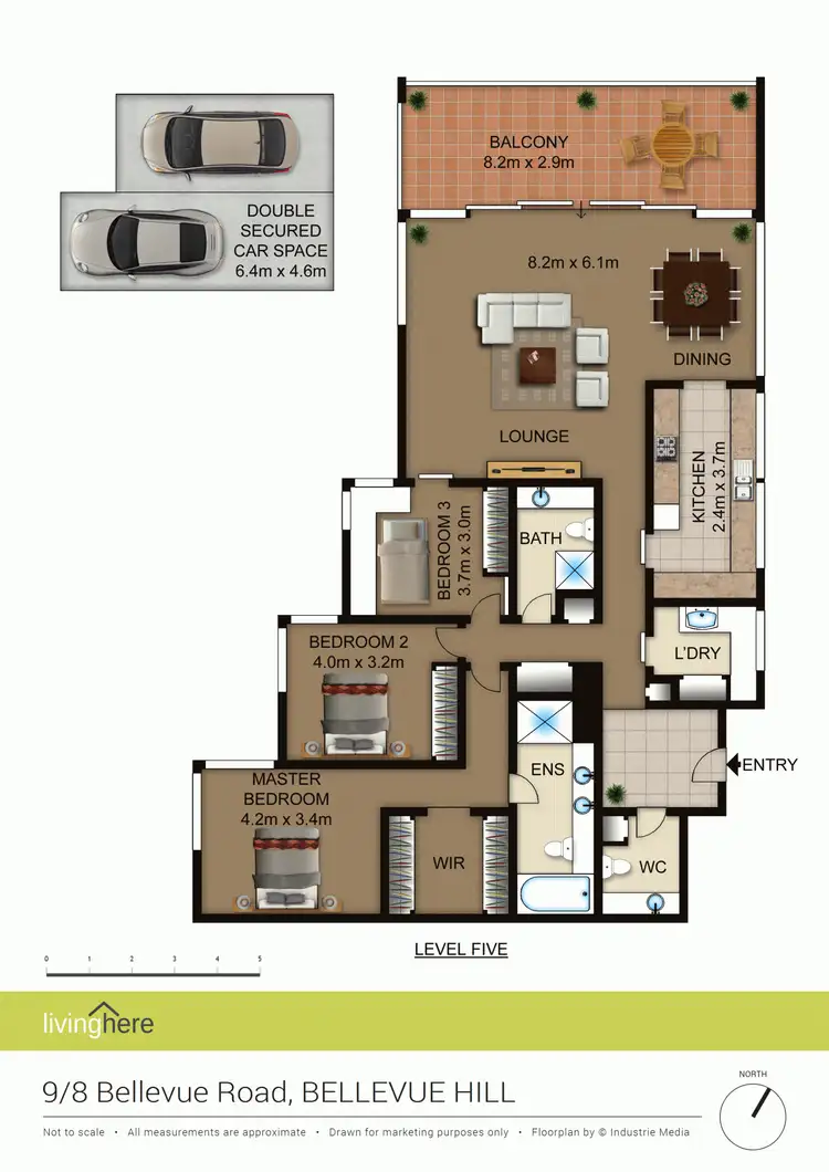Floorplan of Homely apartment listing, 9/8 Bellevue Road, Bellevue Hill NSW 2023