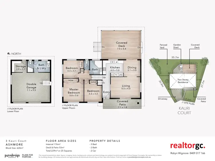 Floorplan of Homely house listing, 3 Kauri Court, Ashmore QLD 4214