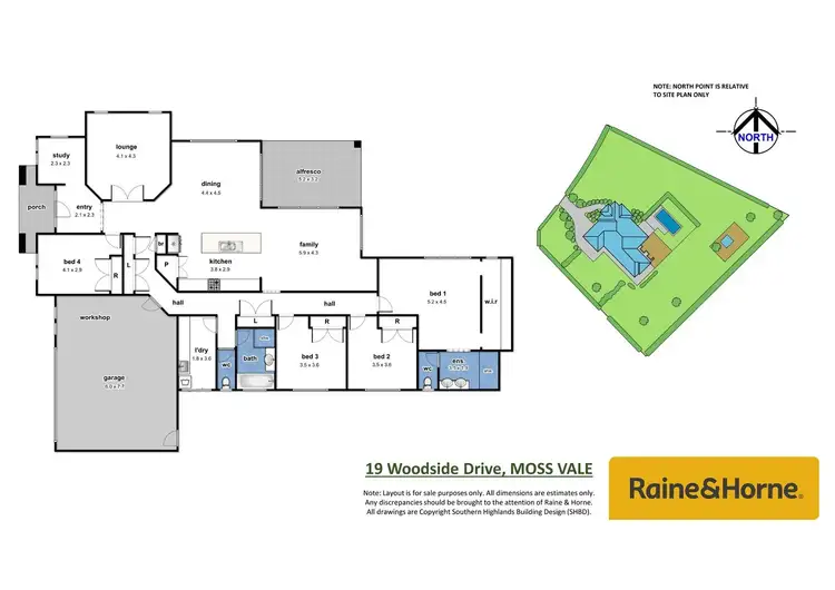 Floorplan of Homely house listing, 19 Woodside Drive, Moss Vale NSW 2577
