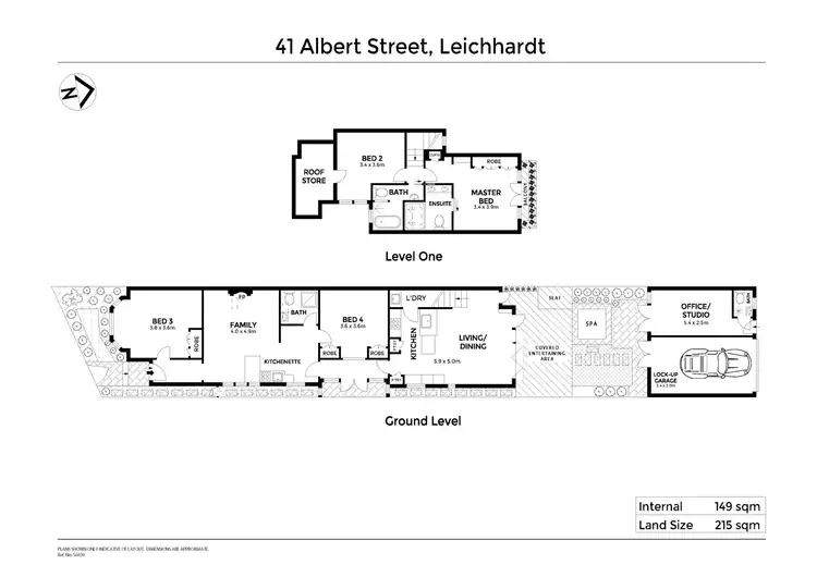 Floorplan of Homely house listing, 41 Albert Street, Leichhardt NSW 2040