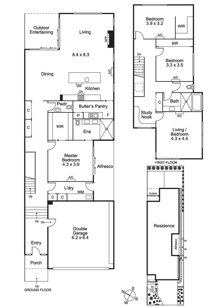 Floorplan of Homely house listing, 45A Carnoustie Grove, Mornington VIC 3931