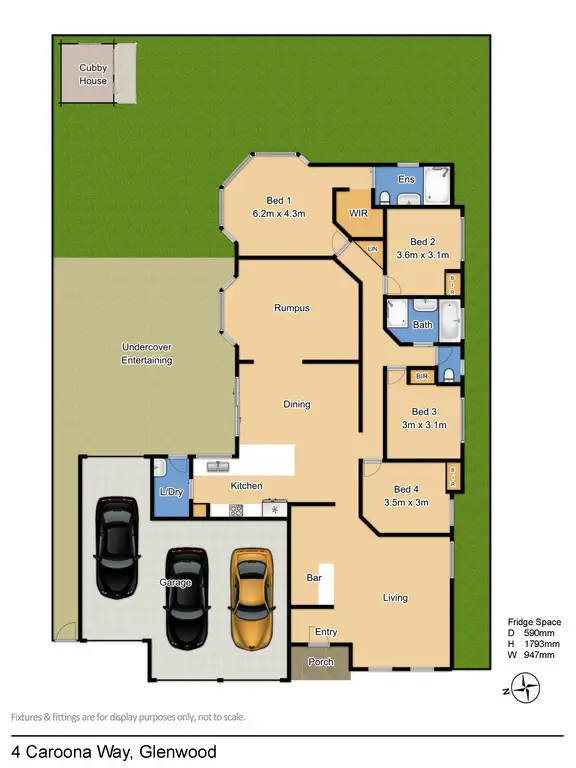 Floorplan of Homely house listing, 4 Caroona Way, Glenwood NSW 2768
