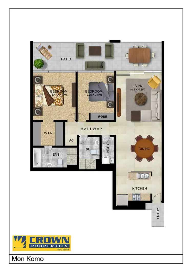 Floorplan of Homely apartment listing, 406/99 Marine Parade, Redcliffe QLD 4020