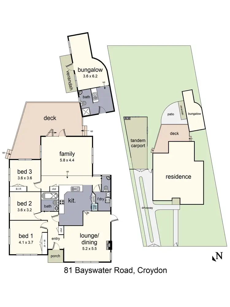 Floorplan of Homely house listing, 81 Bayswater Road, Croydon VIC 3136