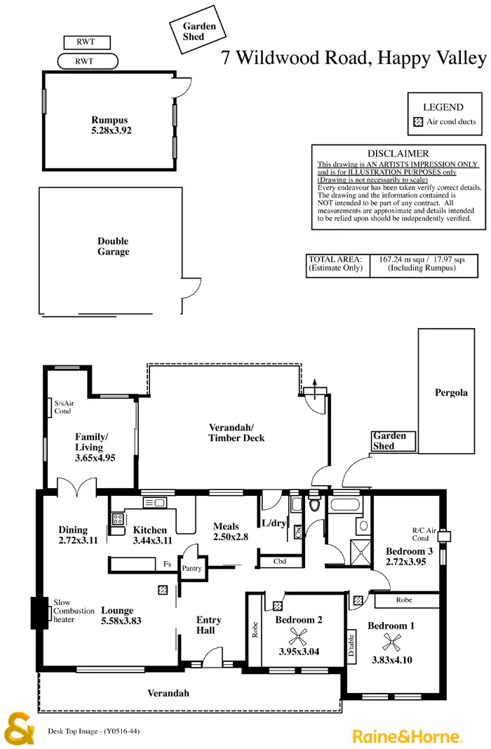 Floorplan of Homely house listing, 7 Wildwood Road, Happy Valley SA 5159