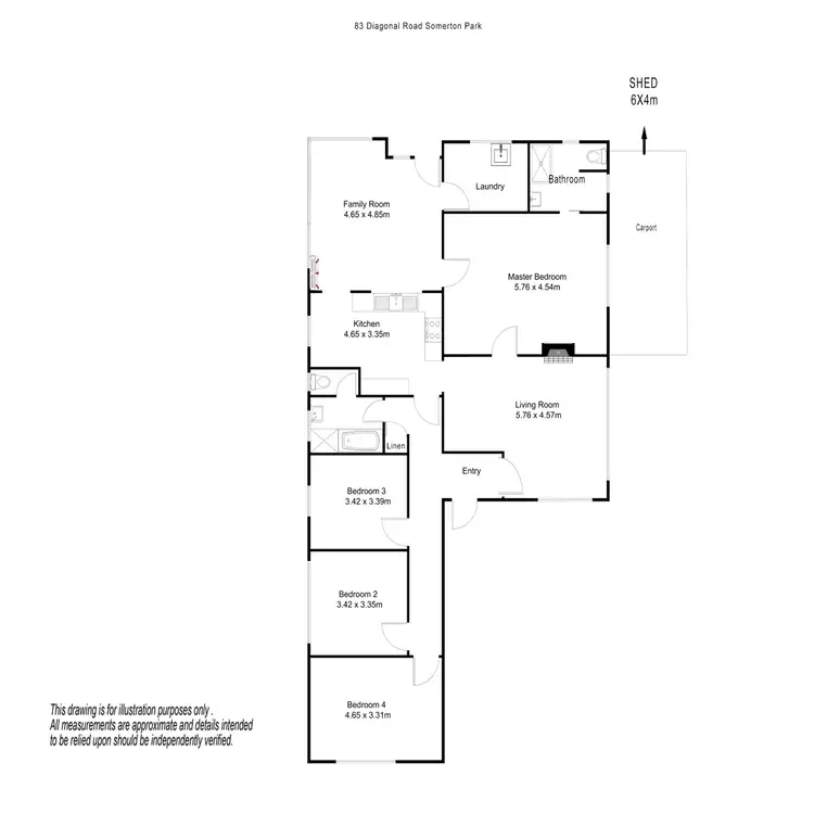 Floorplan of Homely house listing, 83 Diagonal Road, Somerton Park SA 5044