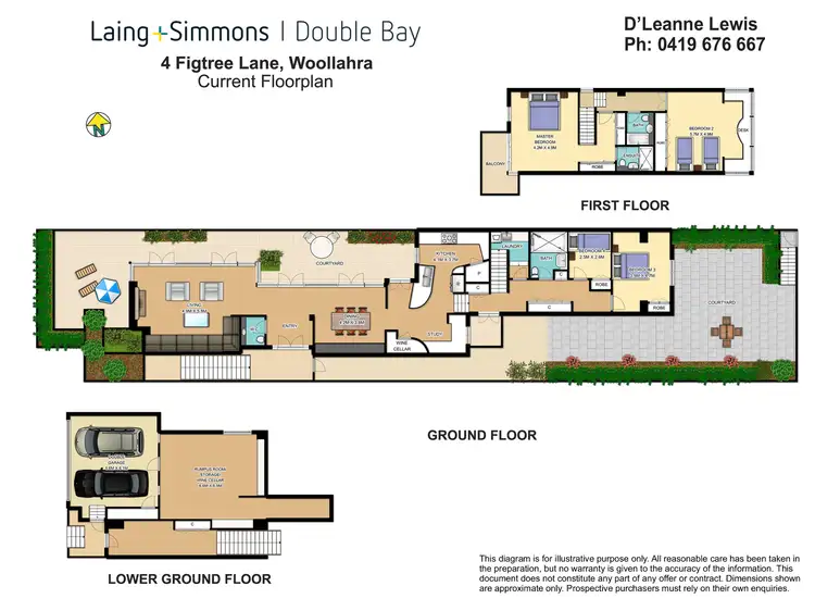 Floorplan of Homely house listing, 4 Figtree Lane (aka 8 Small Str), Woollahra NSW 2025