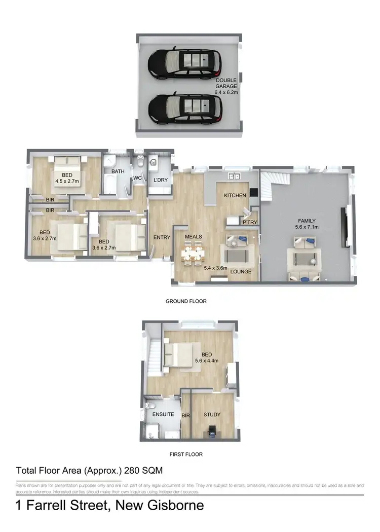 Floorplan of Homely house listing, 1 Farrell Street, New Gisborne VIC 3438
