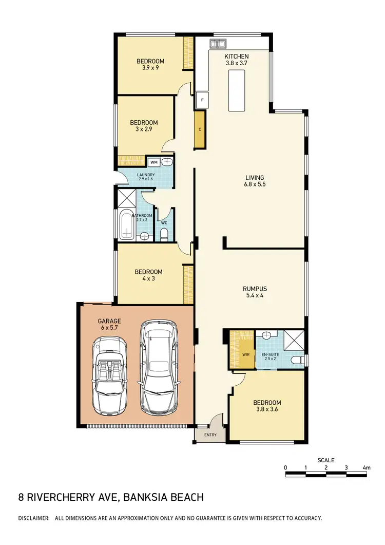 Floorplan of Homely house listing, 8 Rivercherry Avenue, Banksia Beach QLD 4507