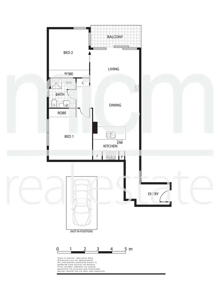 Floorplan of Homely apartment listing, 202/58 Jeffcott Street, West Melbourne VIC 3003