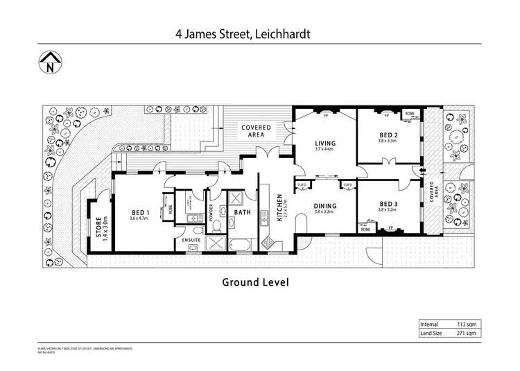 Floorplan of Homely house listing, 4 James Street, Leichhardt NSW 2040
