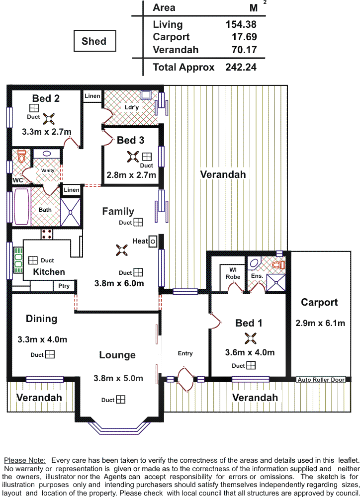 Floorplan of Homely house listing, 9 Reginald Parade, Craigmore SA 5114