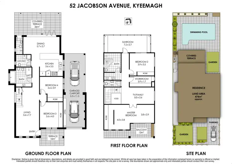 Floorplan of Homely house listing, 52 Jacobson Avenue, Kyeemagh NSW 2216