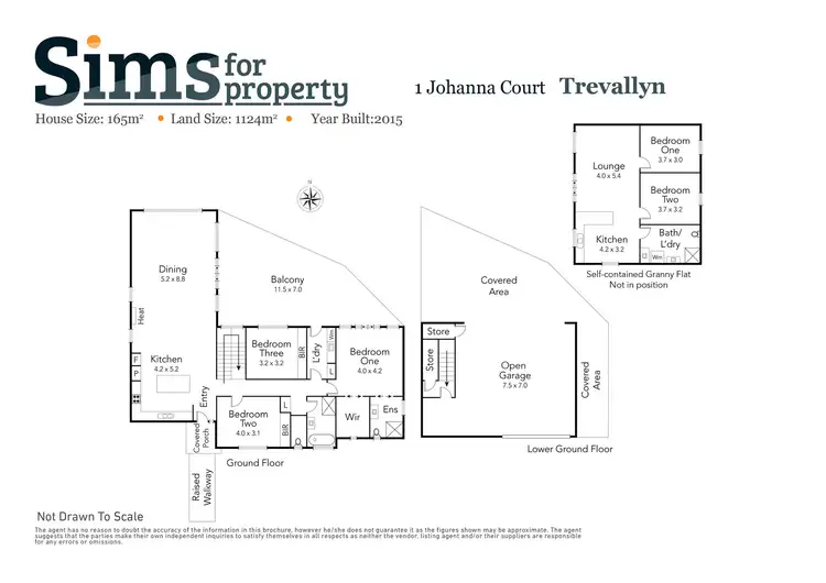 Floorplan of Homely house listing, 1 Johanna Court, Trevallyn TAS 7250