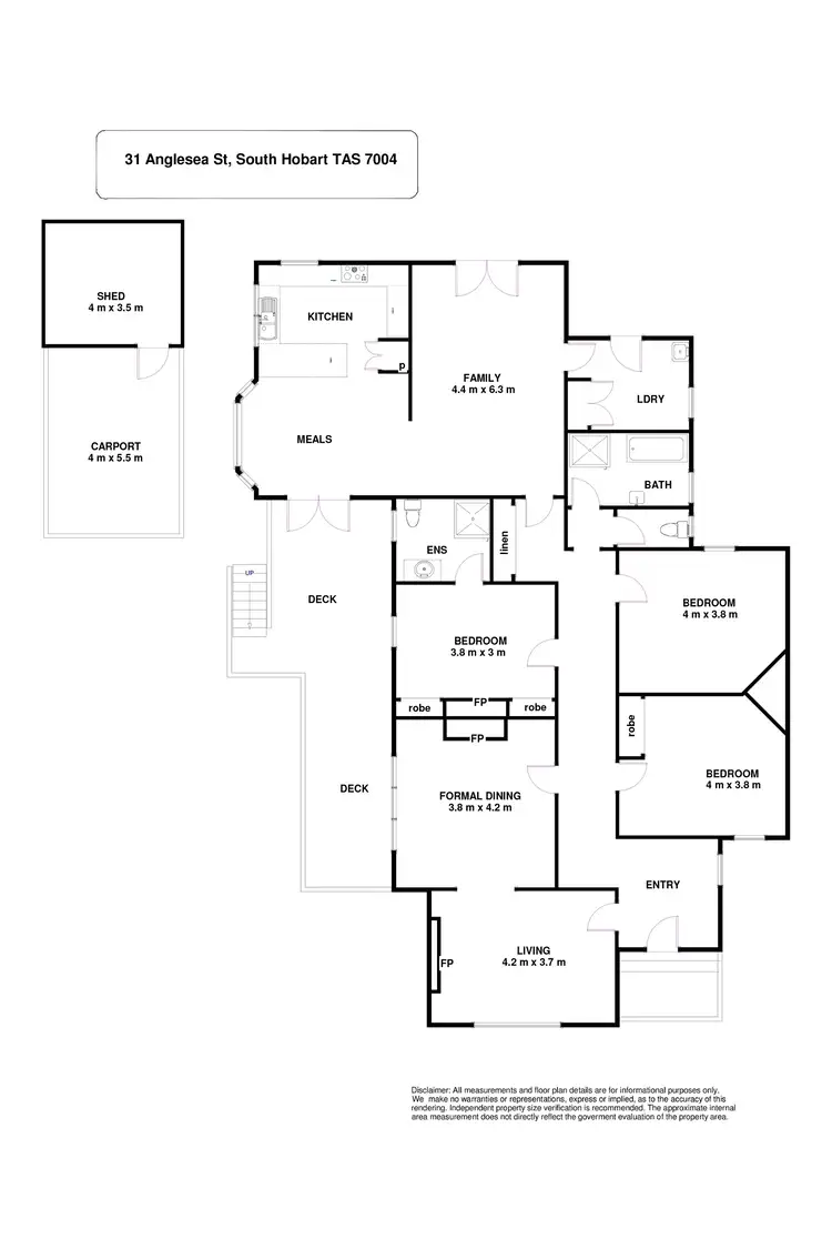 Floorplan of Homely house listing, 31 Anglesea Street, South Hobart TAS 7004