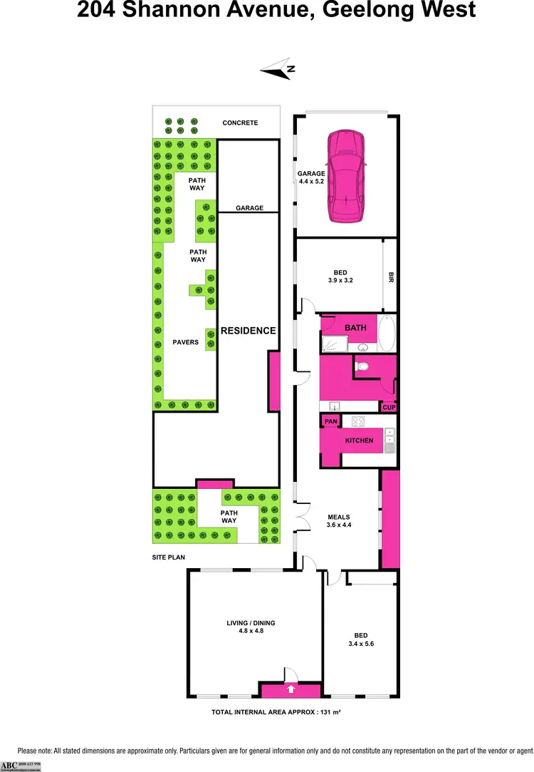 Floorplan of Homely house listing, 204 Shannon Avenue, Geelong West VIC 3218