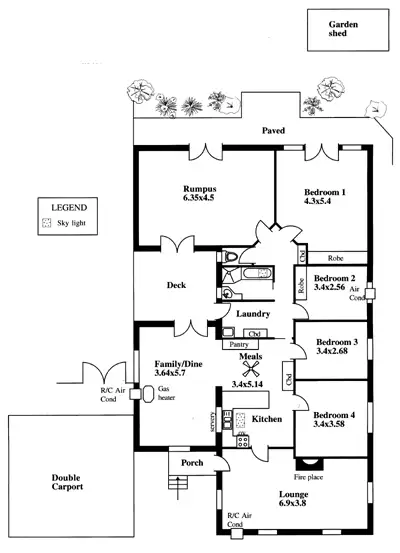 Floorplan of Homely house listing, 29 Oakridge Rise, Huntfield Heights SA 5163