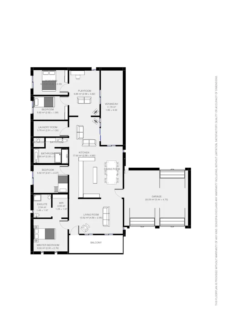 Floorplan of Homely house listing, 28 Kavanagh Circuit, Temora NSW 2666
