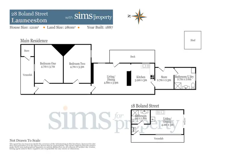 Floorplan of Homely house listing, 28 Boland Street, Launceston TAS 7250