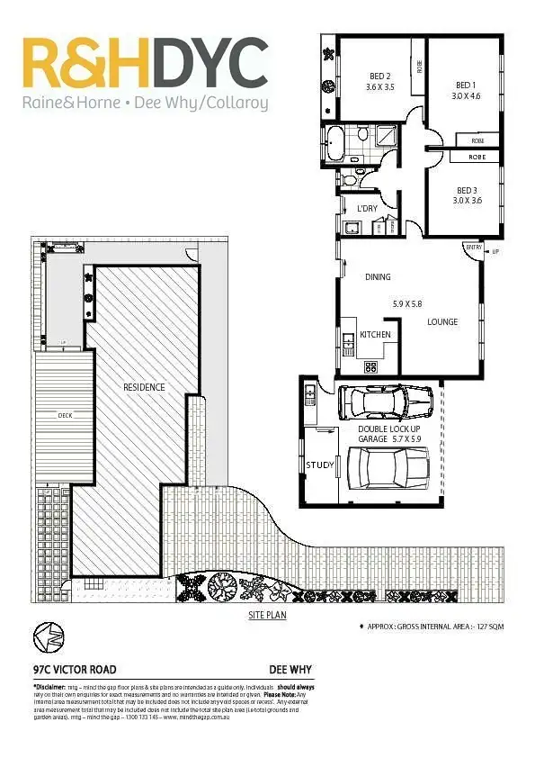 Floorplan of Homely house listing, 97C Victor Road, Dee Why NSW 2099