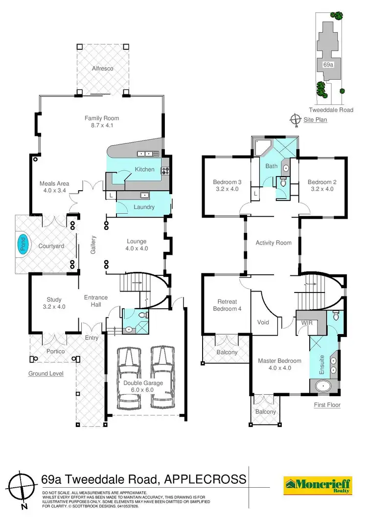 Floorplan of Homely house listing, 69a Tweeddale Road, Applecross WA 6153