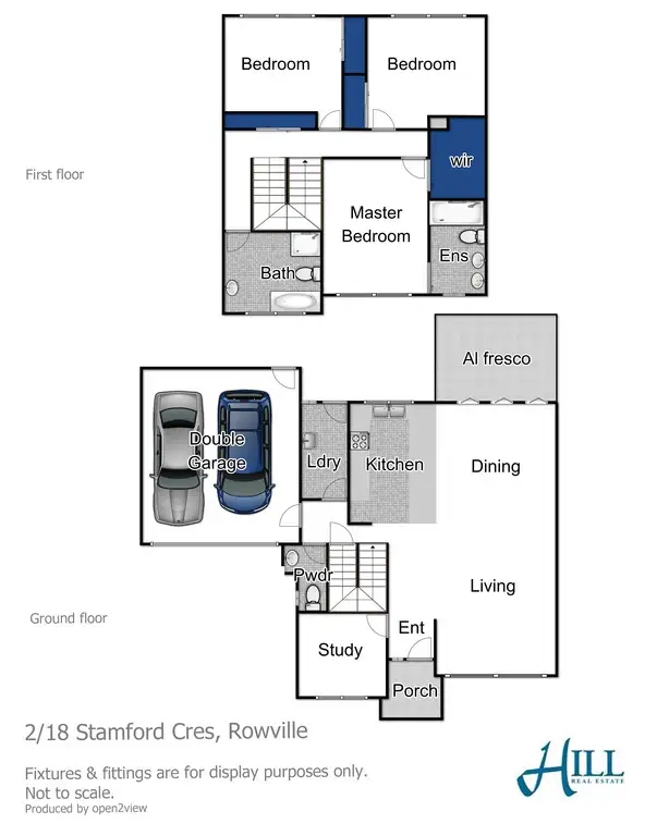 Floorplan of Homely townhouse listing, 2/18 Stamford Crescent, Rowville VIC 3178