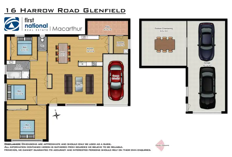 Floorplan of Homely house listing, 16 Harrow Road, Glenfield NSW 2167