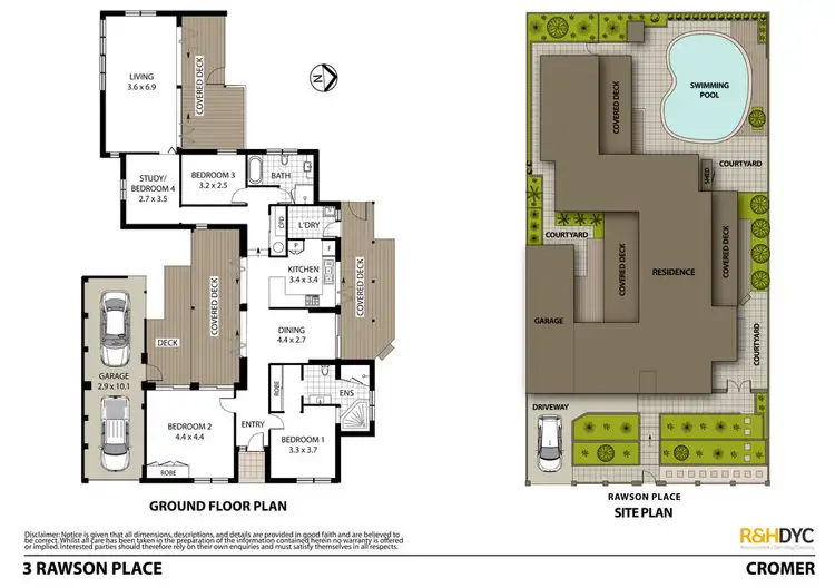 Floorplan of Homely house listing, 3 Rawson Place, Cromer NSW 2099