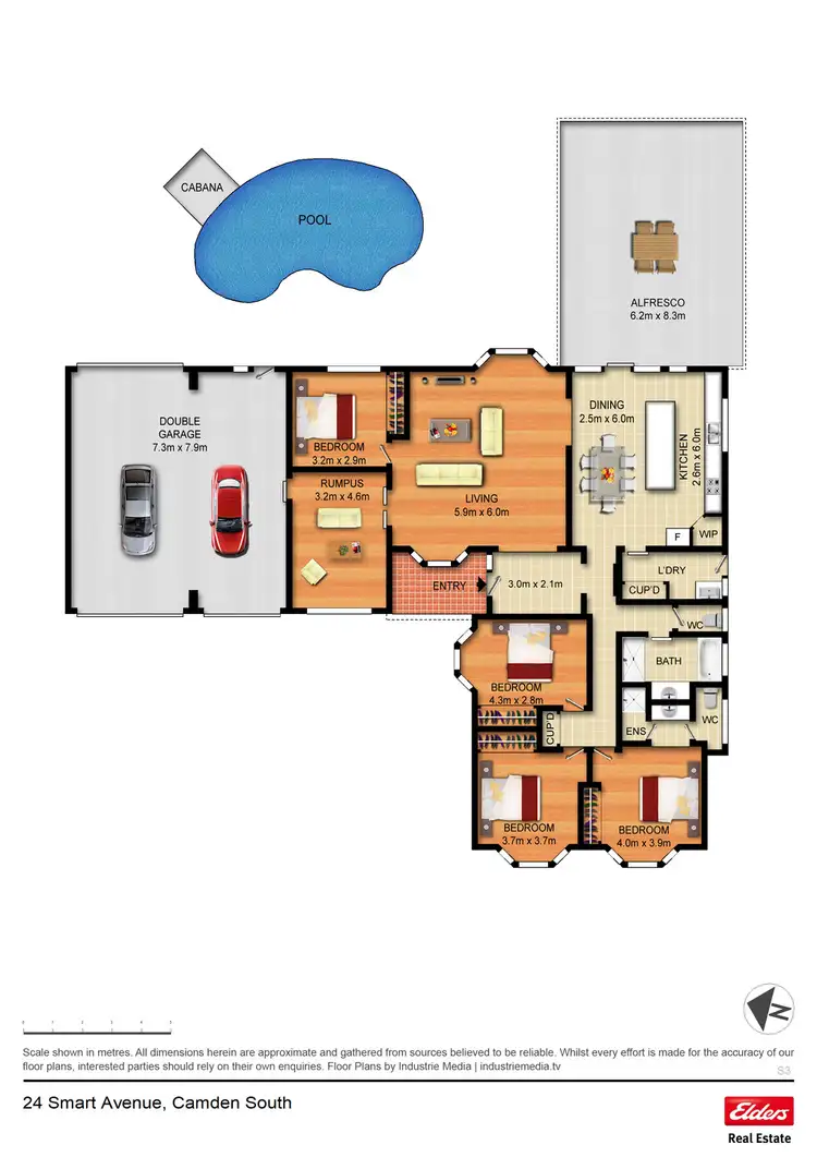 Floorplan of Homely house listing, 24 Smart Avenue, Camden South NSW 2570