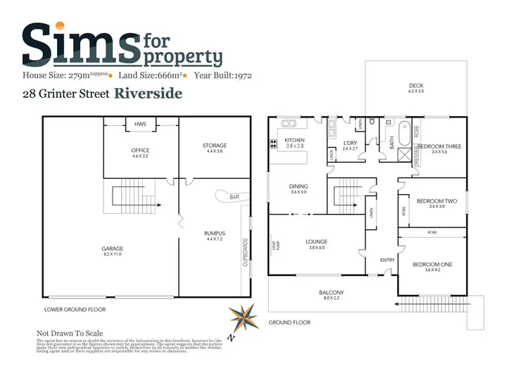 Floorplan of Homely house listing, 28 Grinter Street, Riverside TAS 7250