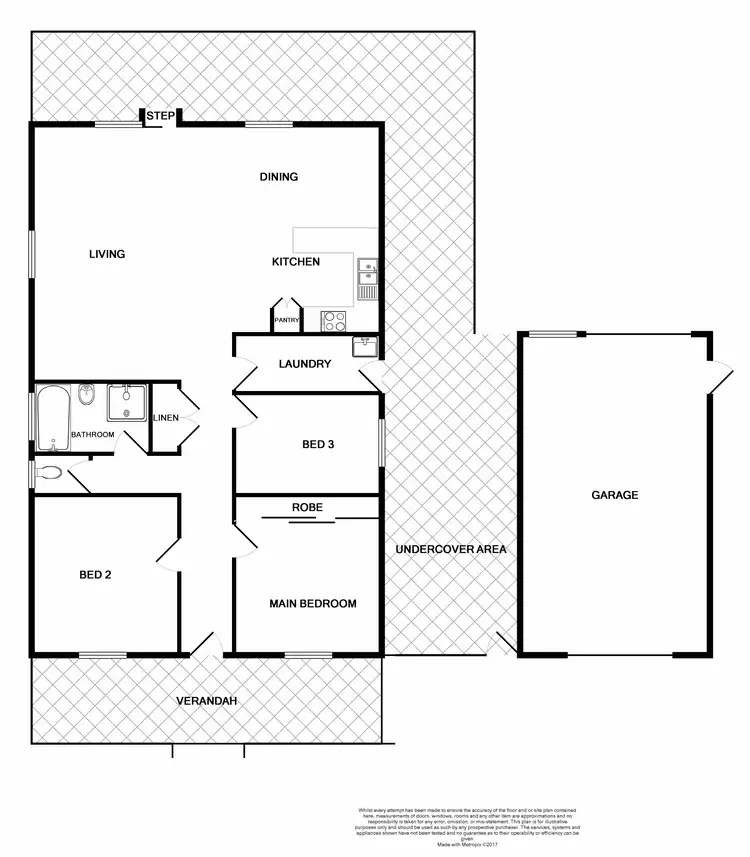 Floorplan of Homely house listing, 13 Trenchard Street, Heddon Greta NSW 2321