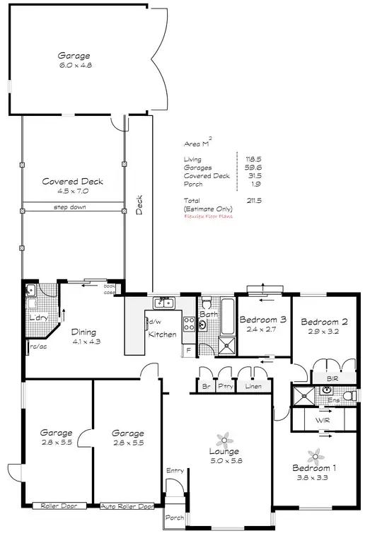 Floorplan of Homely house listing, 56 Billabong Road, Goolwa South SA 5214
