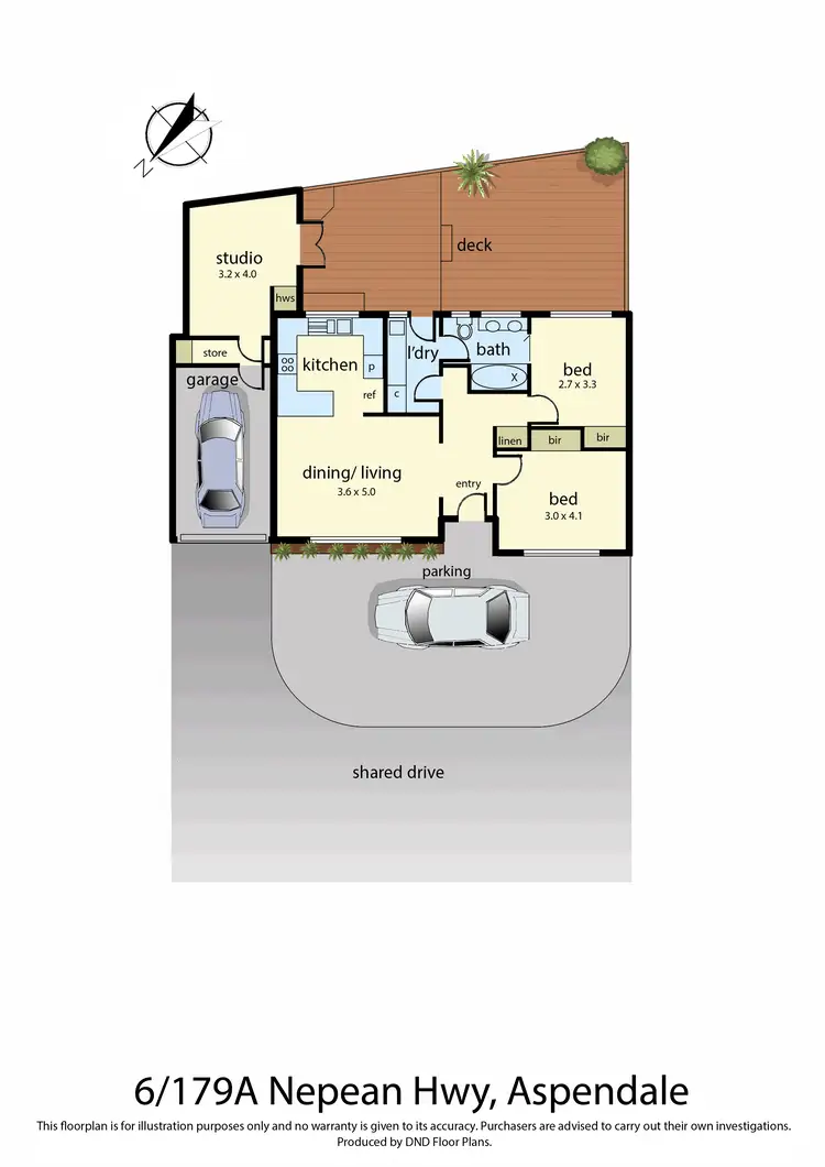 Floorplan of Homely unit listing, 6/179A Nepean Highway, Aspendale VIC 3195