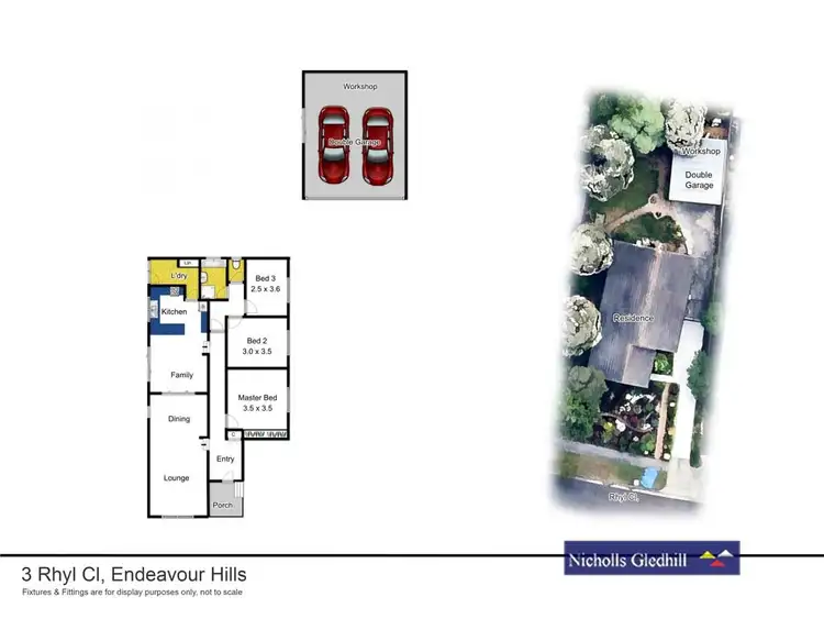 Floorplan of Homely house listing, 3 Rhyl Close, Endeavour Hills VIC 3802