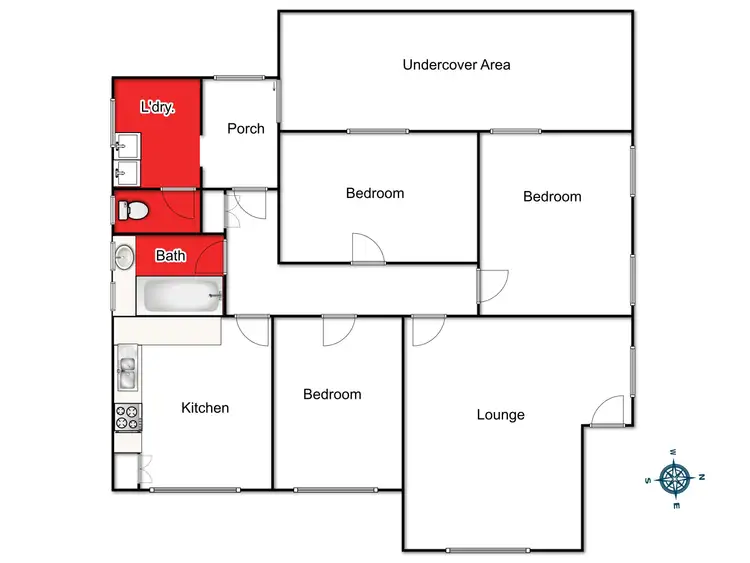 Floorplan of Homely house listing, 17 Curlew Crescent, Norlane VIC 3214