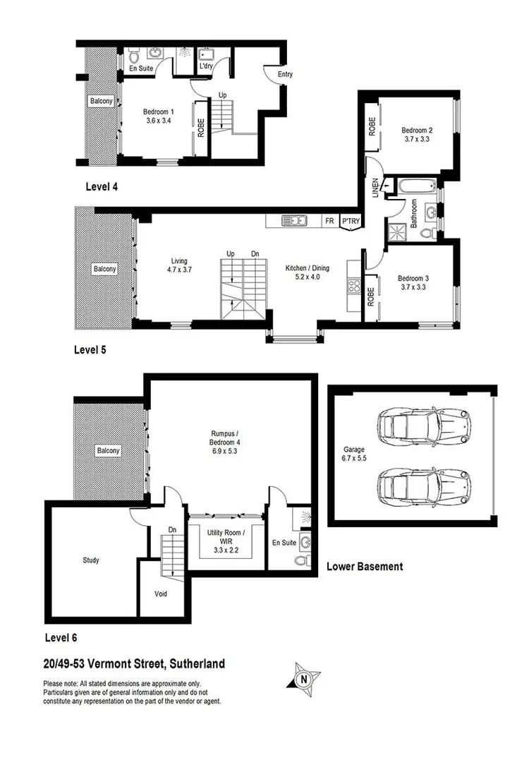 Floorplan of Homely apartment listing, 20/49-53 Vermont Street, Sutherland NSW 2232