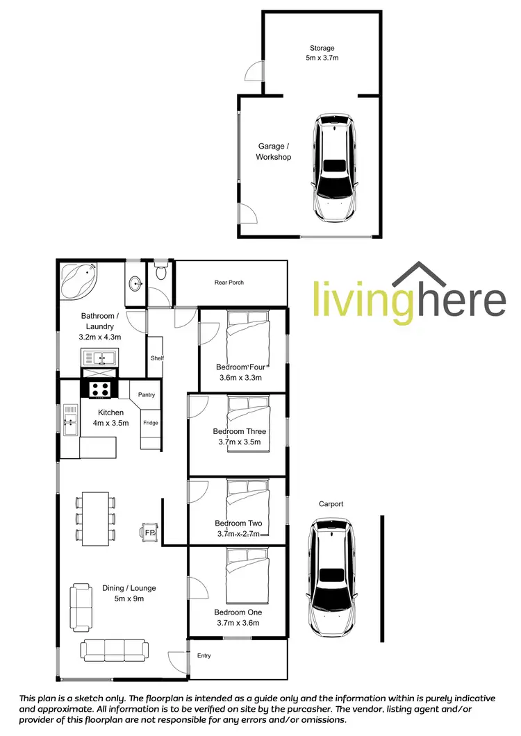 Floorplan of Homely house listing, 15 Laycock Street, Longford TAS 7301