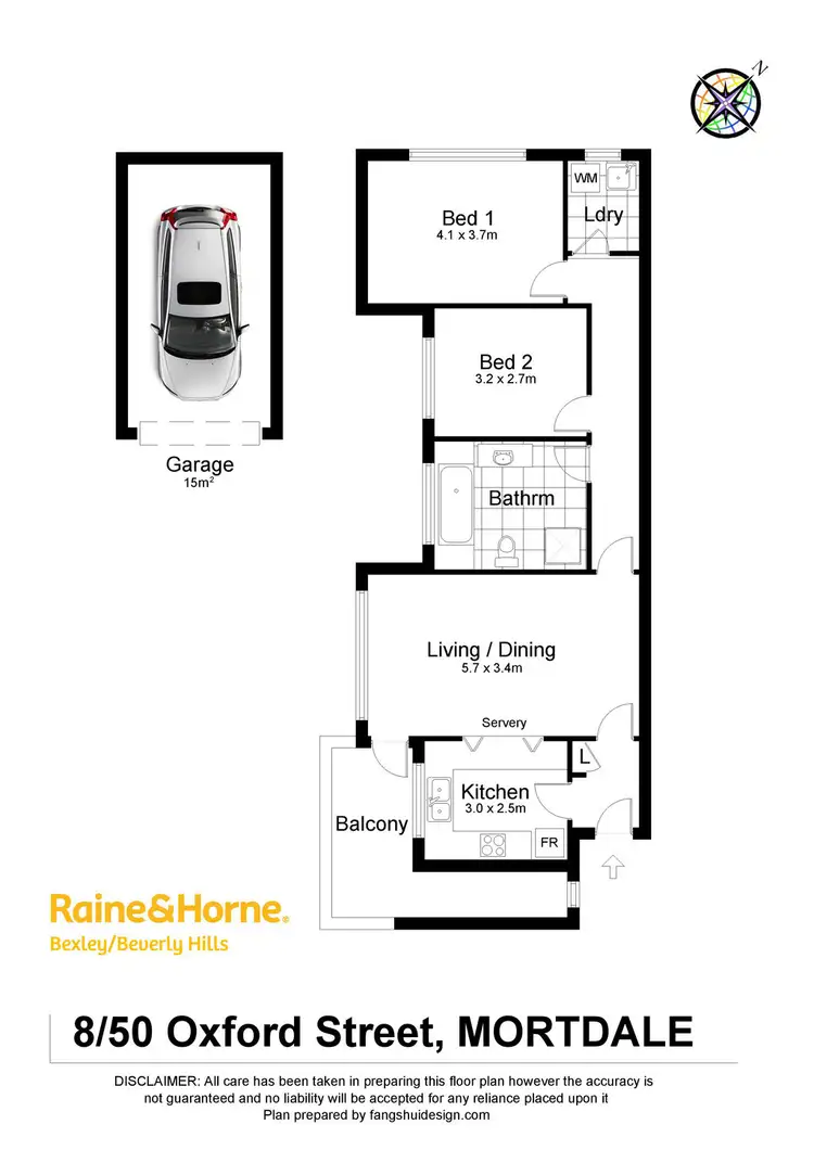 Floorplan of Homely unit listing, 8/50-52 Oxford Street, Mortdale NSW 2223